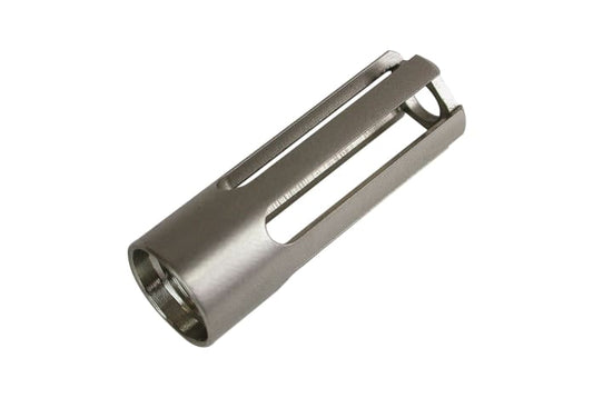 Sensor metal protective cap (slotted), Ø 12 mm, flow velocities of < 7 m/s, especially suited to cleanrooms, not suitable for dusty or high humidity environments G4, M04