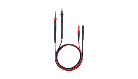 Set 0.16" x 0.71" (4mm x 18mm) 600V test leads (straight plug)