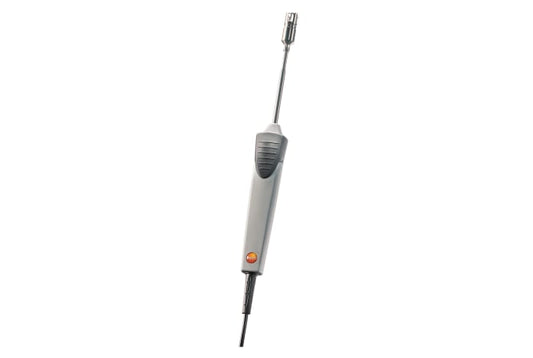 Surface probe with sprung thermocouple strip, also for uneven surfaces, measurement range short-term to +500°C, TC type K, tip Ø 12 mm, probe Ø 5 mm x 115 mm, -76 to 572°F / -60 to +300°C, 3.9 ft / 1.2 m