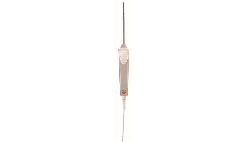 Waterproof standard immersion/penetration probe, T/C type T, tip Ø 4 mm x 50 mm, probe Ø 5 mm x 112 mm, -58 to 662°F / -50 to +350°C, handle + 46 inch / 1.16 m cable
