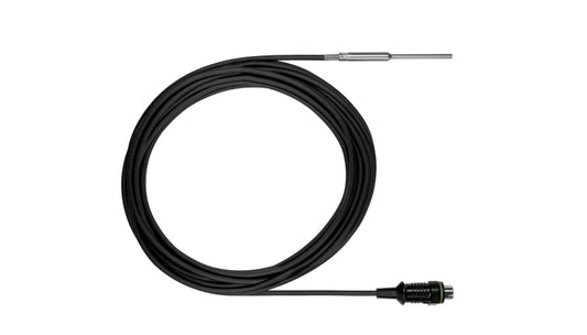 NTC immersion / penetration temp. probe, tip Ø 3 mm x 40 mm, -31 to +176°F, 19.6 ft / 6 m cable
