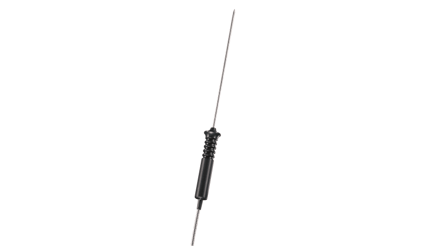 Penetration probe with metal protection tube