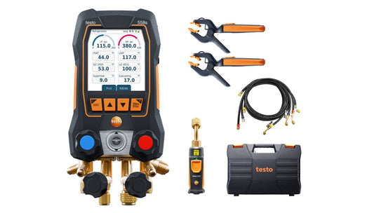 testo 558s Digital Manifold Kit with hoses
