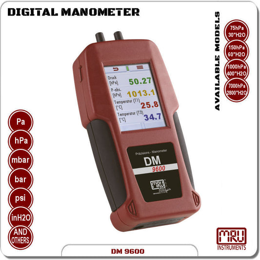 DM 9600 – Manometer / Pressure Meter
