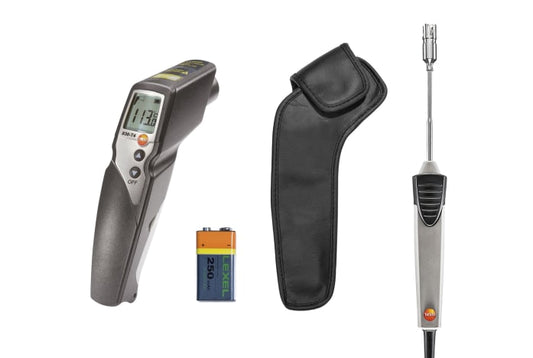testo 830-T4 Kit with surface probe and pouch with belt clip
