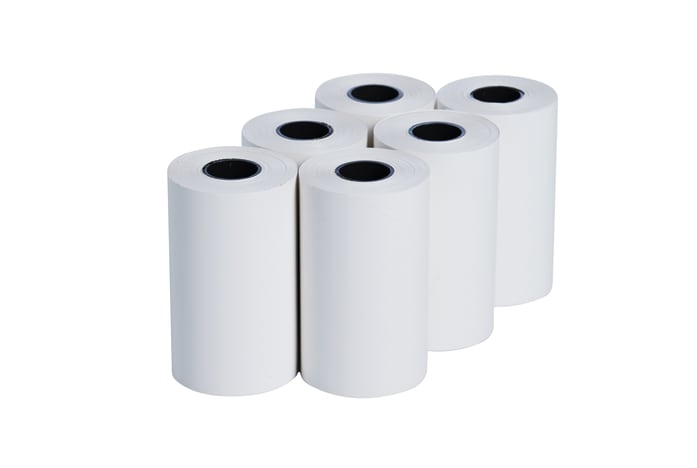 Thermal printer paper - 6 rolls (10 year legibility)