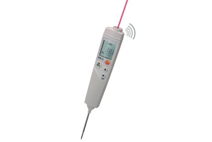 testo 826-T4 Infrared thermormeter with laser marking and penetration probe