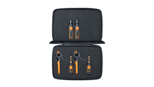 testo AC & Refrigeration Test & Load Kit (incl. 2 each 549i, 115i 605i) 350 ft. Bluetooth range
