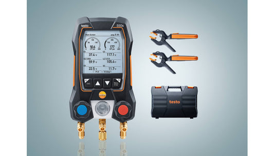 testo 550s Smart Kit - Smart digital Manifold with wireless temperature probes