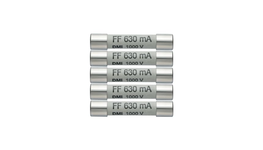 Fuse set 5x 630mA/1000V