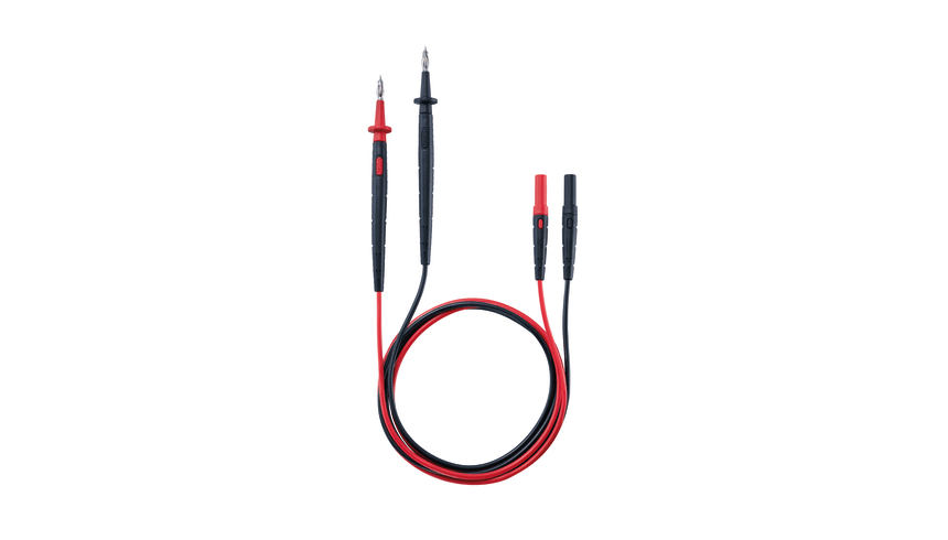 Set 0.16" x 0.71" (4mm x 18mm) 600V test leads (straight plug)