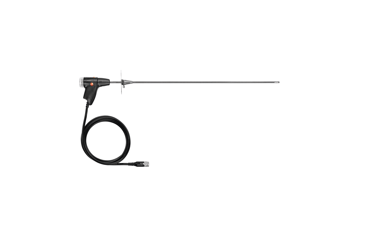 28" probe, 5/16" diameter, 7-ft Teflon-lined hose, t max=1832°F