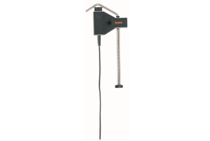 Pipe clamp probe, TC Type K for pipes 0.2" to 2.5", -76 to 266°F / -60 to +130°C, short term to 536°F / +280°C