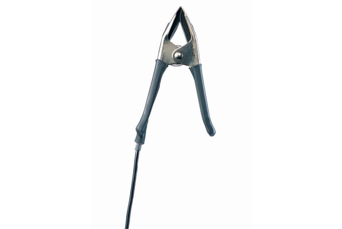 Pipe clamp temperature probe (1" max dia.), TC type K -58 to 210°F / -50 to +100°C, short-term up to 266°F / +130°C