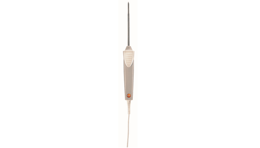 Waterproof standard immersion/penetration probe, T/C type T, tip Ø 4 mm x 50 mm, probe Ø 5 mm x 112 mm, -58 to 662°F / -50 to +350°C, handle + 46 inch / 1.16 m cable