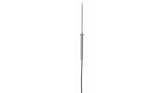 T-handle frozen food probe, TC type T, corkscrew tip Ø 4 mm x 30 mm, probe Ø 8 mm x 110 mm,  -58 to 662°F / -50 to +350°C, 68 inch / 1.72 m cable w/2 male plugs