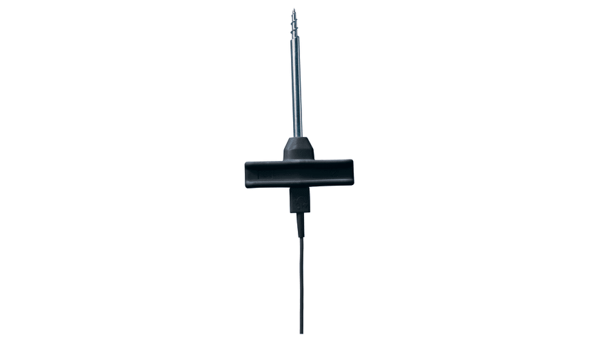 T-handle NTC frozen food probe, corkscrew design, tip Ø 8 mm x 110 mm length, (Tmax handle +158°F), -58 to +280°F