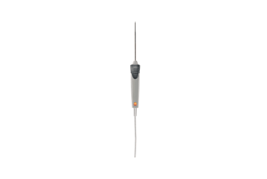 NTC waterproof immersion / penetration probe w/handle, tip Ø 4 mm x 50 mm, 3.9 ft cable, -13 to 248°F