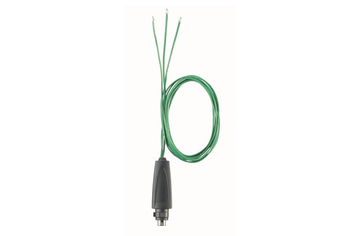 Temperature probe for U value measurement, triple sensor system, -4 to 158°F / -20 to +70°C, includes attachment putty