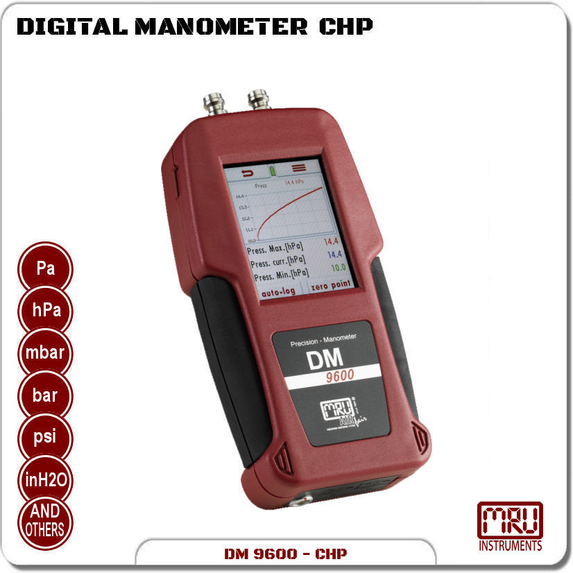 DM 9600 CHP – Engine Manometer / Pressure Monitor