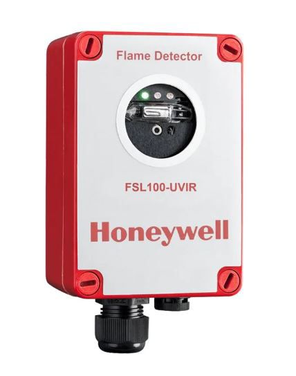 Series FSL100 - UV/IR flame detector. Suitable for ATEX zone 2/22; FM 3611 Class 1,2&3 Div2