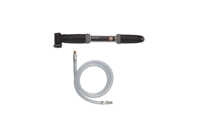 Test pump > 88 PSI (> 6000 mbar)