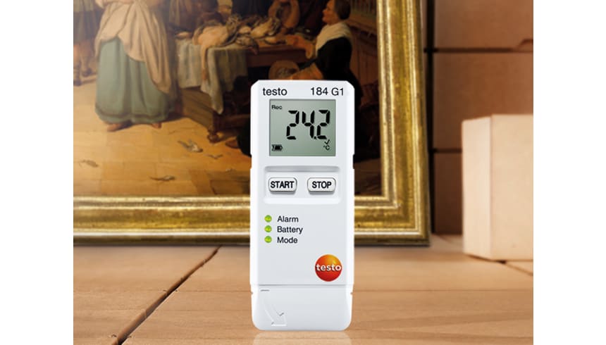 testo 184 G1 temp/RH/shock logger w/display