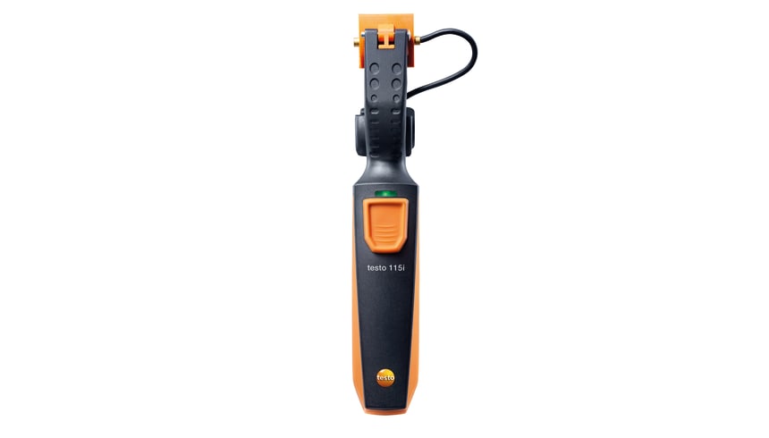 testo 115i - Pipe Clamp Thermometer Smart Probe 350 ft. Bluetooth range