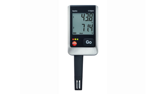 testo 175 H1 2-channel temp/RH logger with external connected  temp-humidity sensor