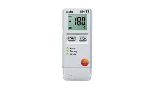 testo 184 T3 data logger w/ display