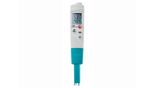 pH/temperature measuring instrument (for liquids)