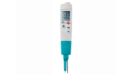 pH/temperature measuring instrument