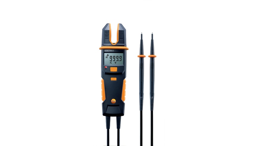 testo 755-2 Current/voltage tester w/phase rotation and single probe voltage detection