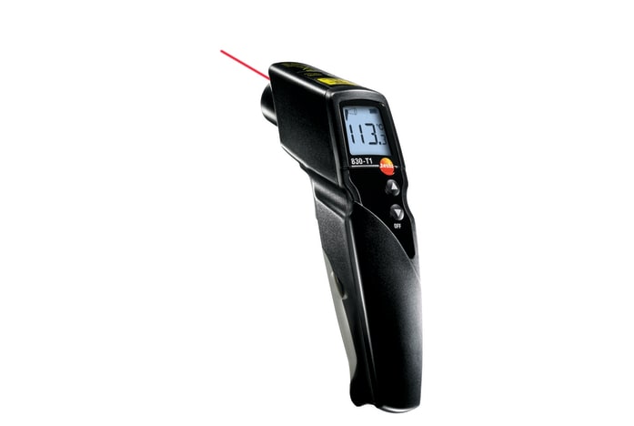 testo 830-T1 IR Thermometer, 10:1 optics & laser point