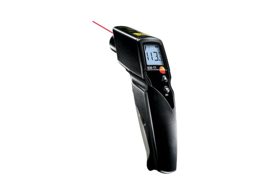 testo 830-T1 IR Thermometer, 10:1 optics & laser point