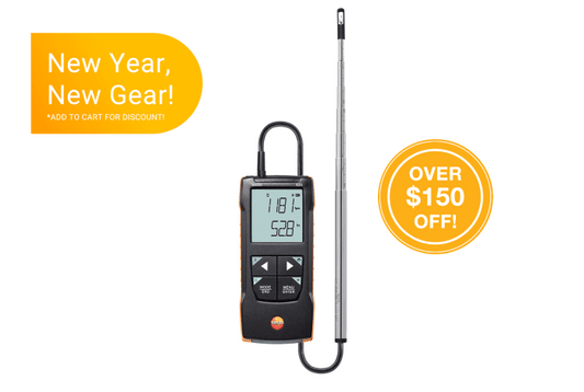 testo 425 – Digital hot wire anemometer with App connection