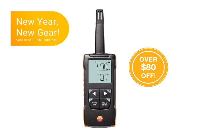 testo 625 – Digital thermohygrometer with App connection