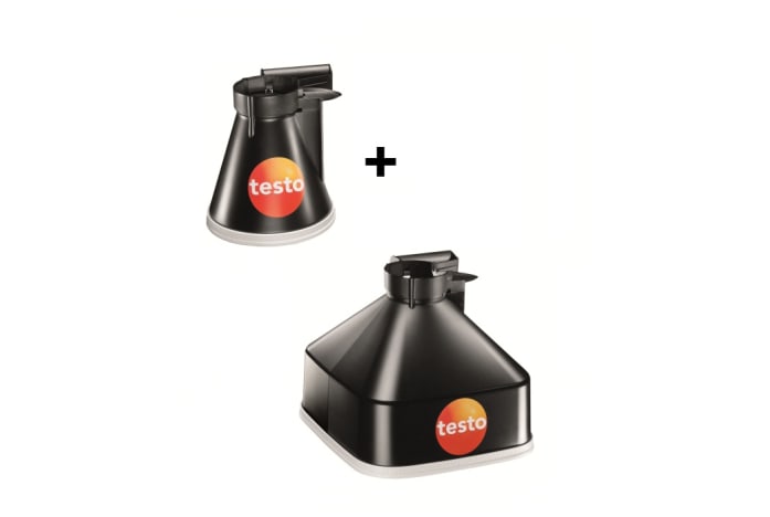 Flow Funnel Kit for low flow measurments (< 50 CFM) (8" round & 13" sq)