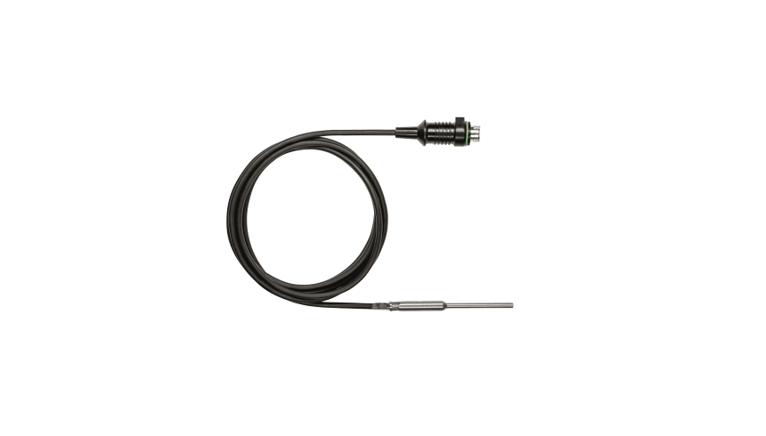 Immersion / penetration temp. NTC probe, tip Ø 3 mm x 40 mm,  -31 to 176°F / -35 to +80°C, 5 ft / 1.5 m cable